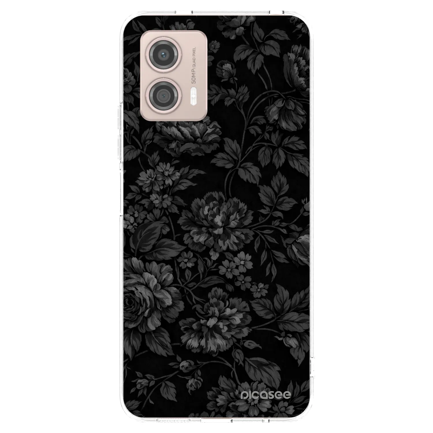 Picasee Motorola Moto G53 5G Hülle - Transparentes Silikon - Dark Romance