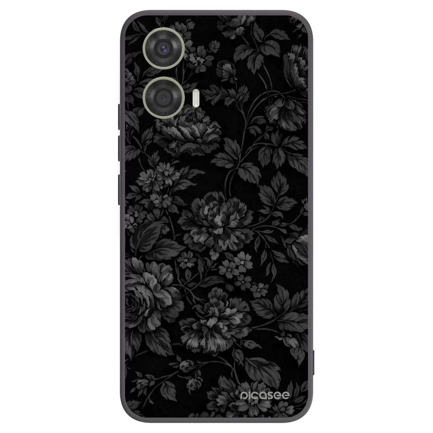 Picasee Motorola Moto G24 Hülle - Schwarzes Silikon - Dark Romance