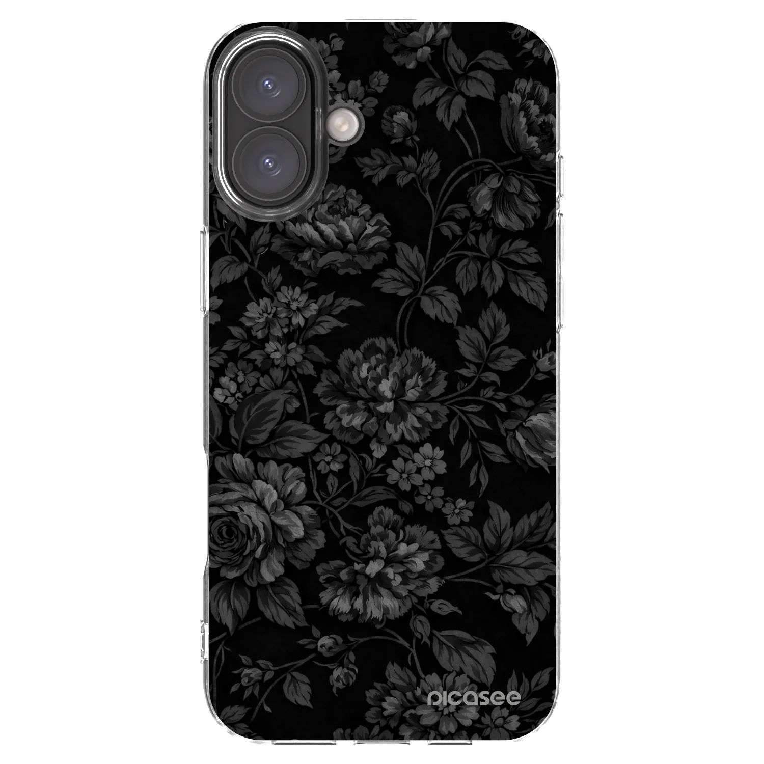 Picasee Apple iPhone 16 Plus Hülle - Transparentes Silikon - Dark Romance