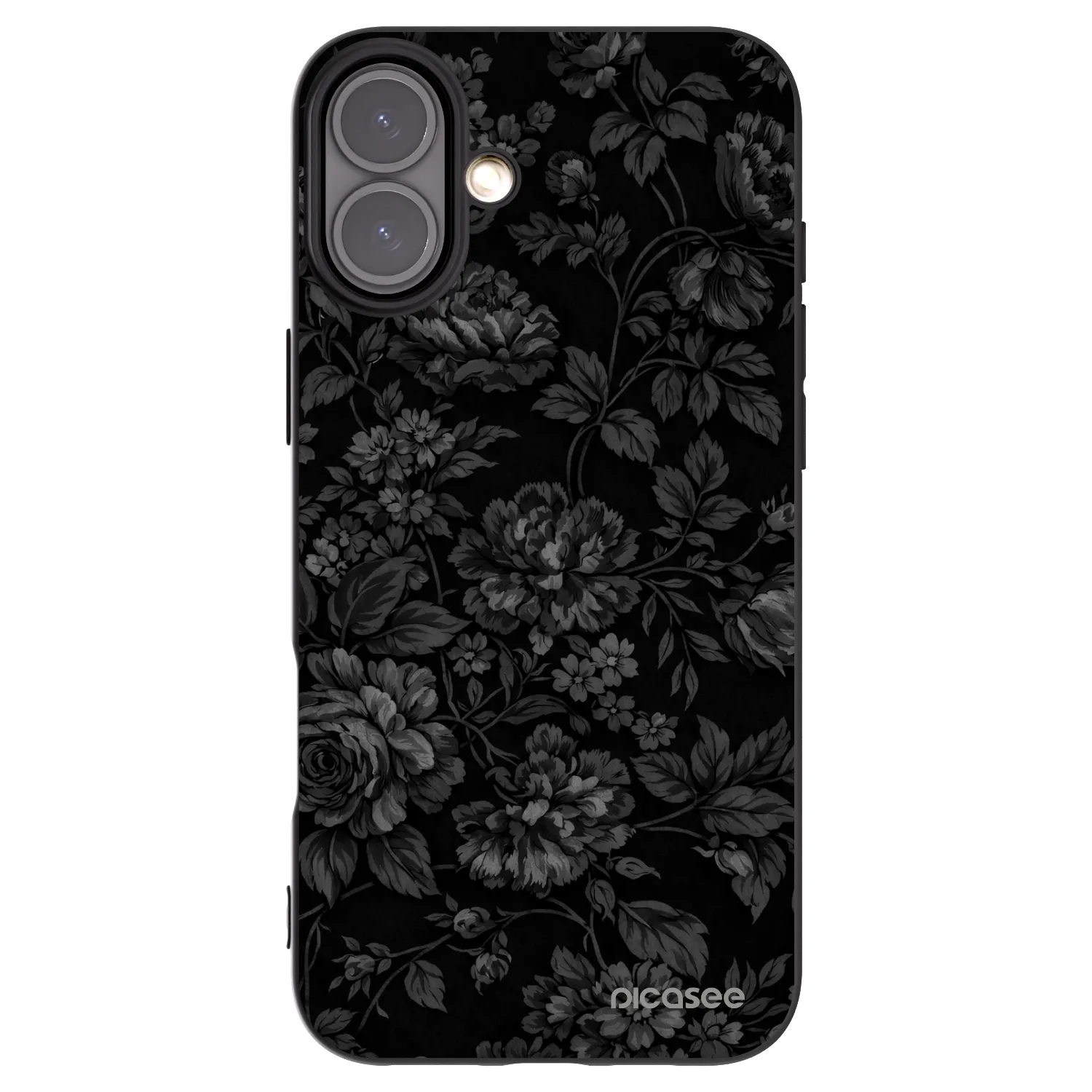 Picasee Apple iPhone 16 Plus Hülle - Schwarzes Silikon - Dark Romance