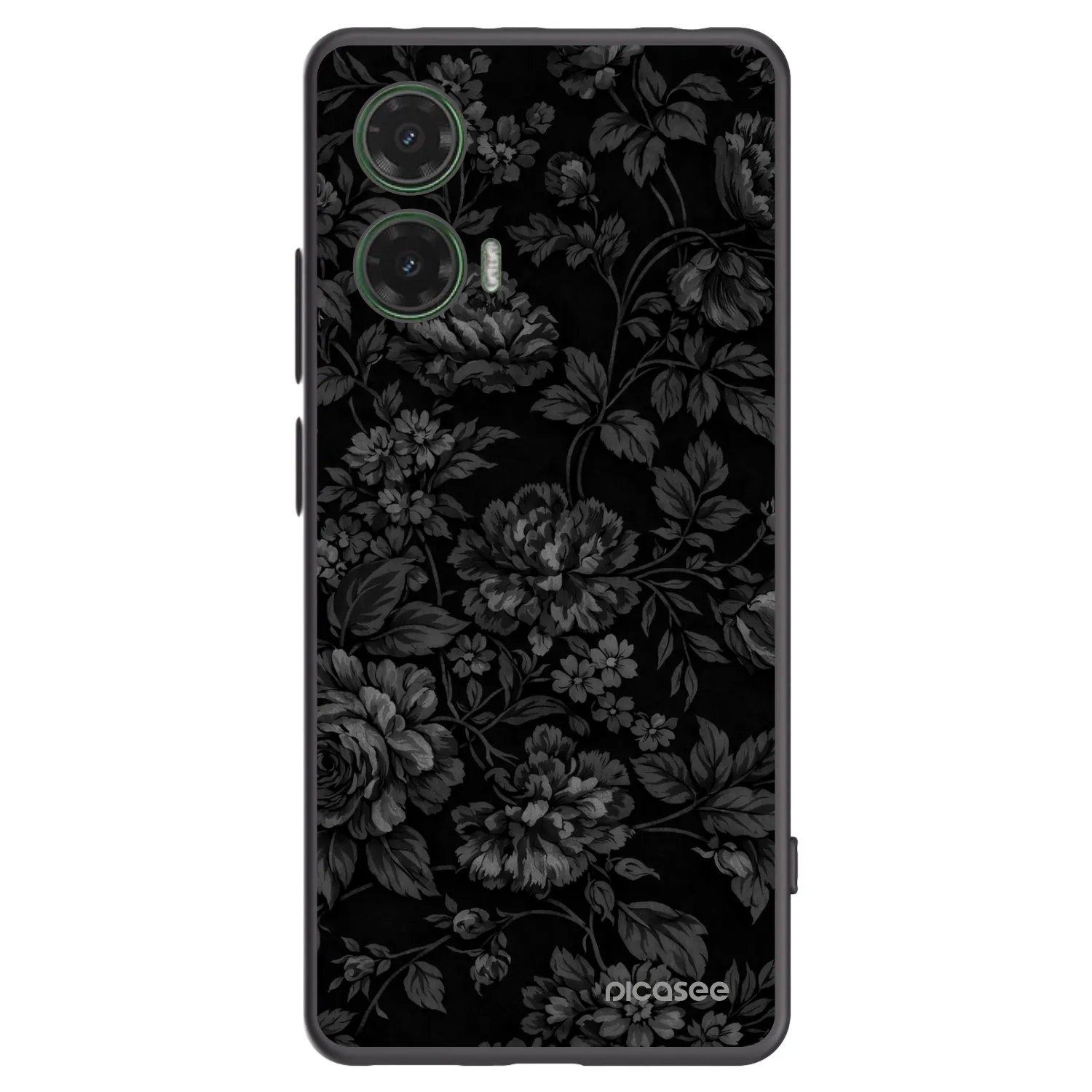 Picasee Motorola Moto G35 5G Hülle - Schwarzes Silikon - Dark Romance