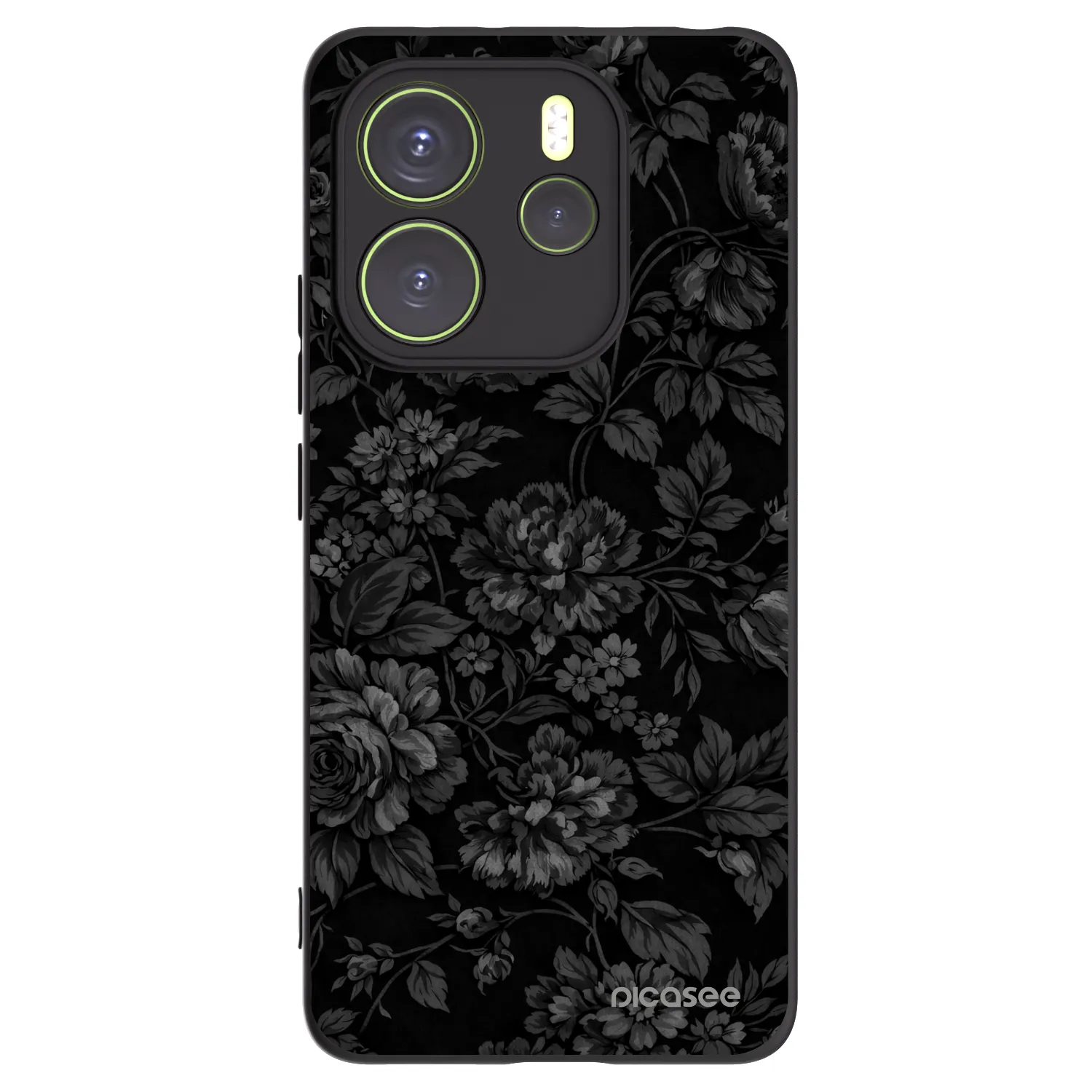 Picasee Xiaomi Redmi Note 14 4G Hülle - Schwarzes Silikon - Dark Romance