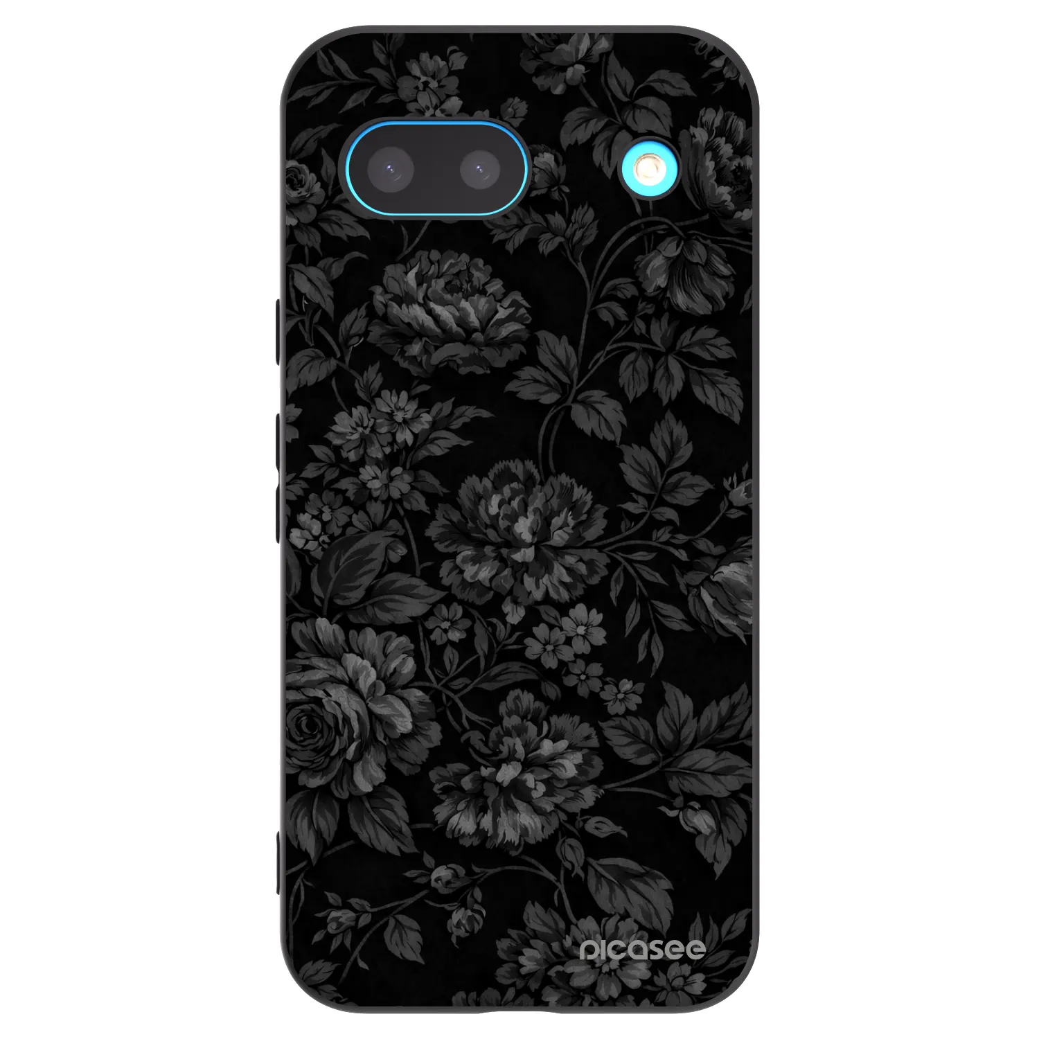 Picasee Google Pixel 8 Hülle - Schwarzes Silikon - Dark Romance