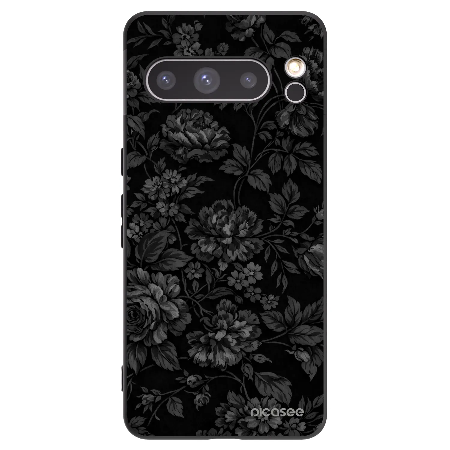 Picasee Google Pixel 8 Pro Hülle - Schwarzes Silikon - Dark Romance