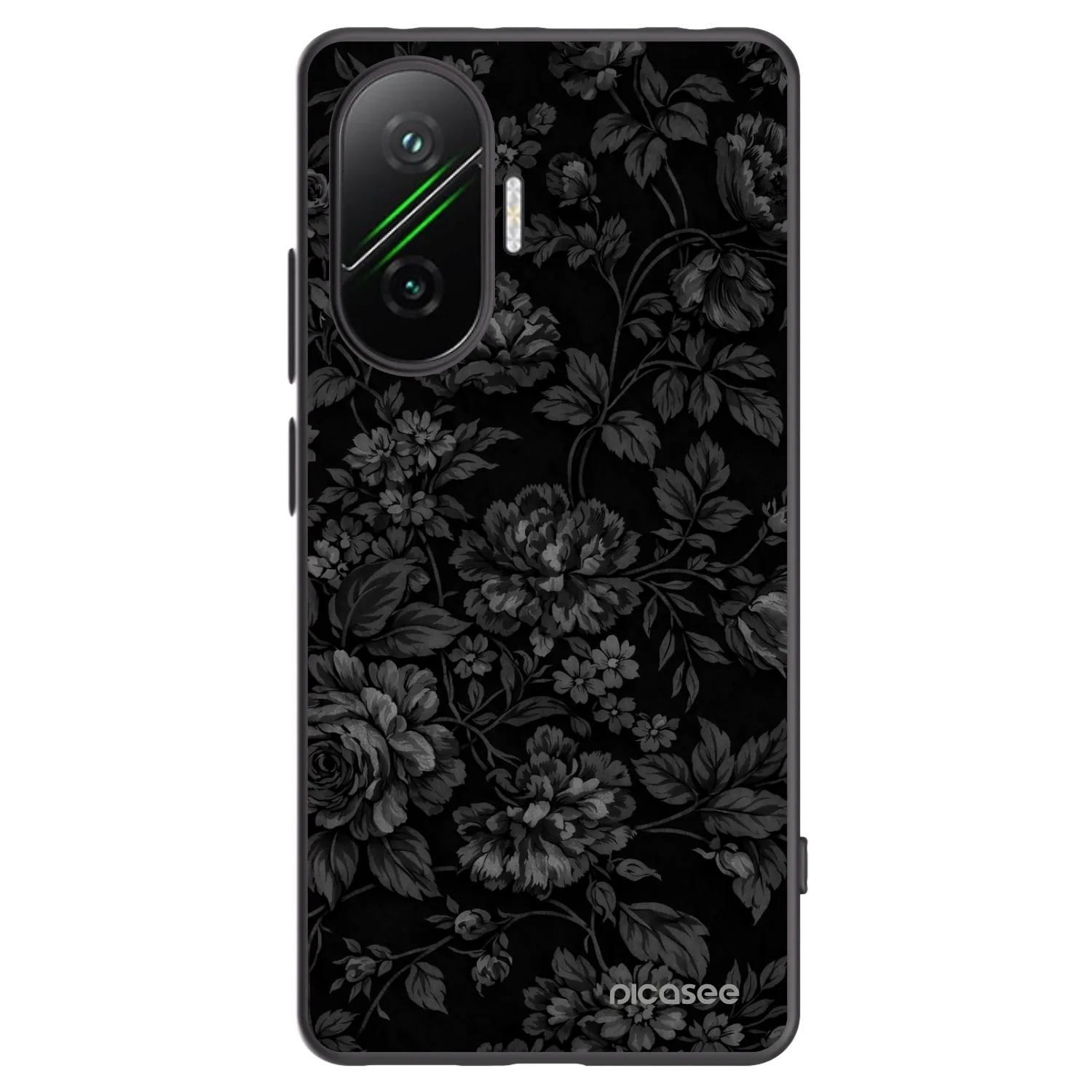 Picasee Xiaomi Poco F7 5G Hülle - Schwarzes Silikon - Dark Romance