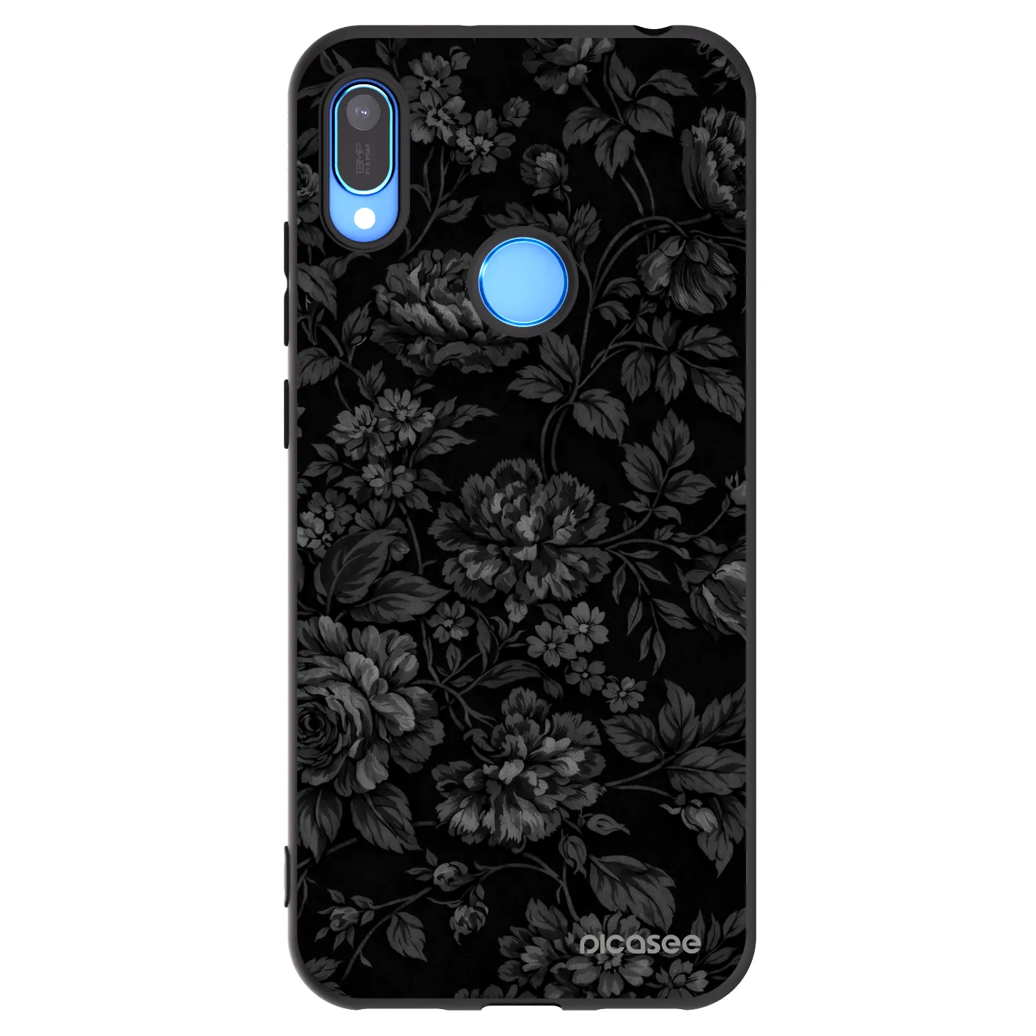 Picasee Huawei Y6 2019 Hülle - Schwarzes Silikon - Dark Romance