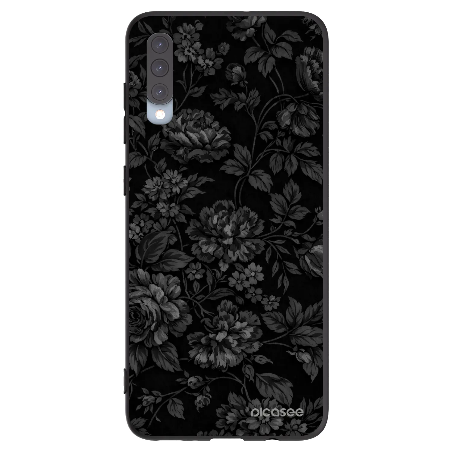 Picasee Samsung Galaxy A70 A705F Hülle - Schwarzes Silikon - Dark Romance