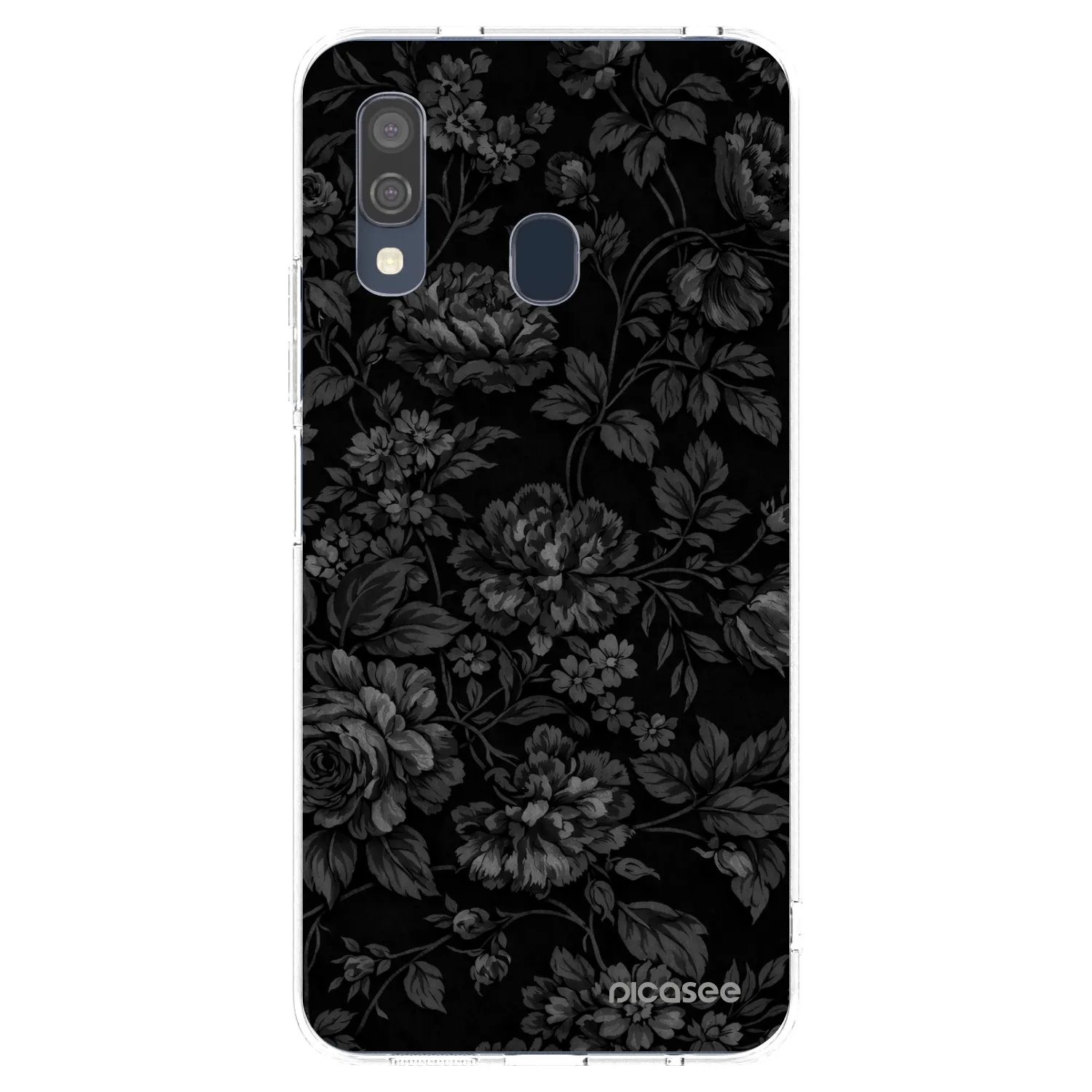 Picasee Samsung Galaxy A40 A405F Hülle - Transparentes Silikon - Dark Romance