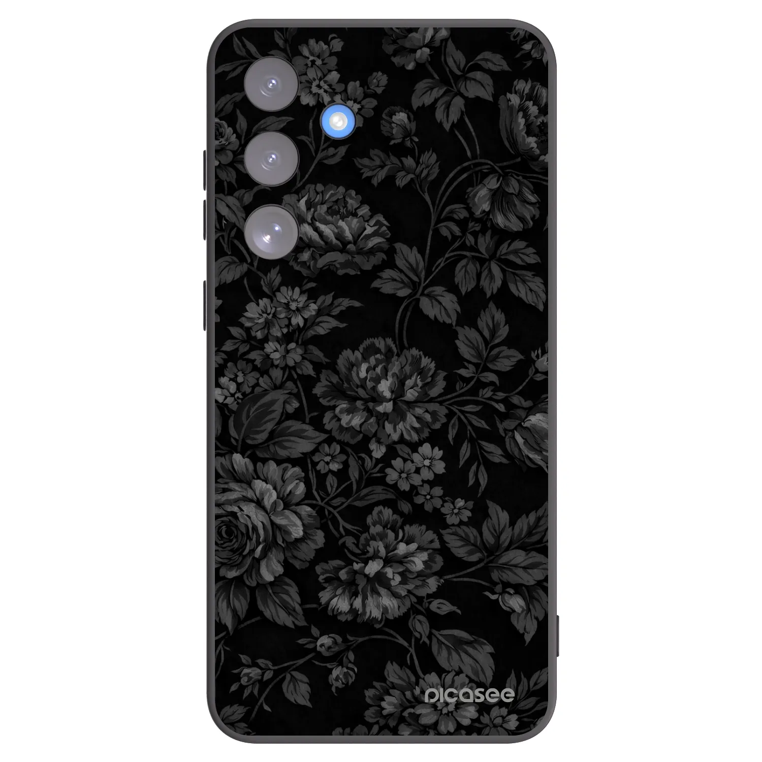 Picasee Samsung Galaxy S25 FE 5G Hülle - Schwarzes Silikon - Dark Romance
