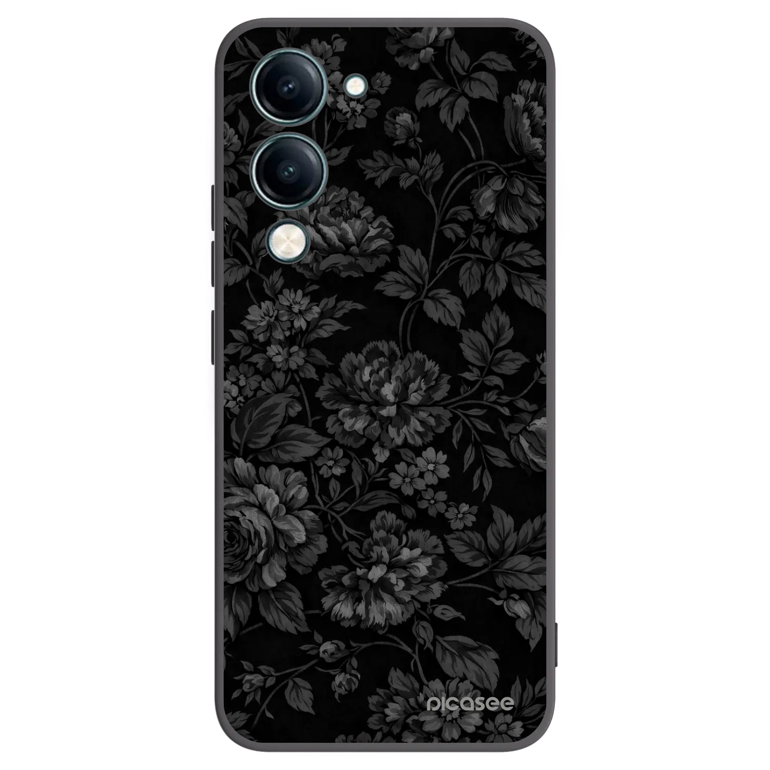 Picasee Vivo Y29s 5G Hülle - Schwarzes Silikon - Dark Romance