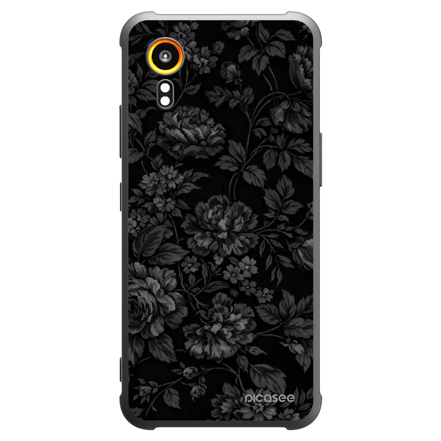 Picasee Samsung Galaxy Xcover 7 Hülle - Schwarzes Silikon - Dark Romance