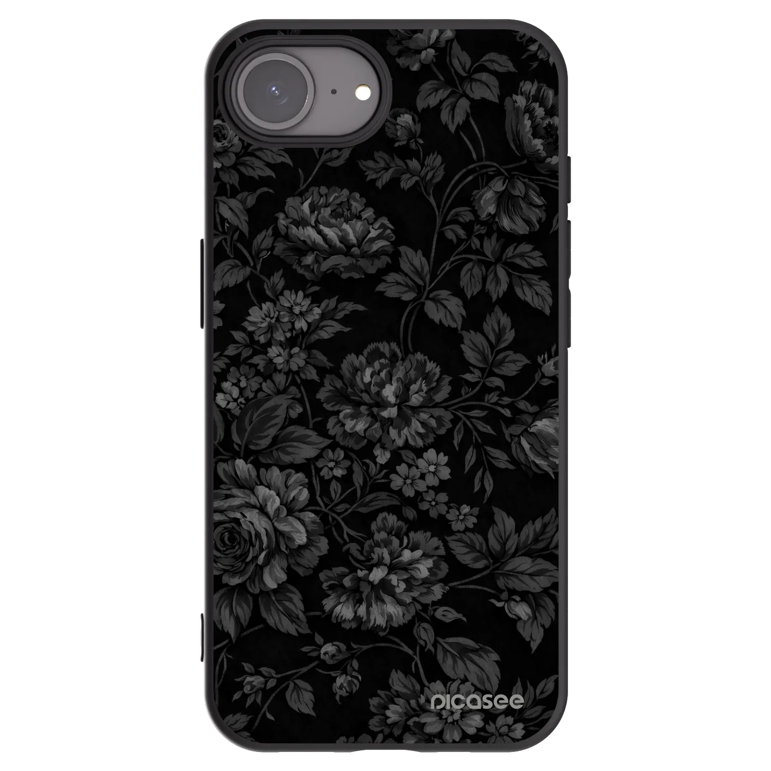 Picasee Apple iPhone 17e Hülle - Schwarzes Silikon - Dark Romance