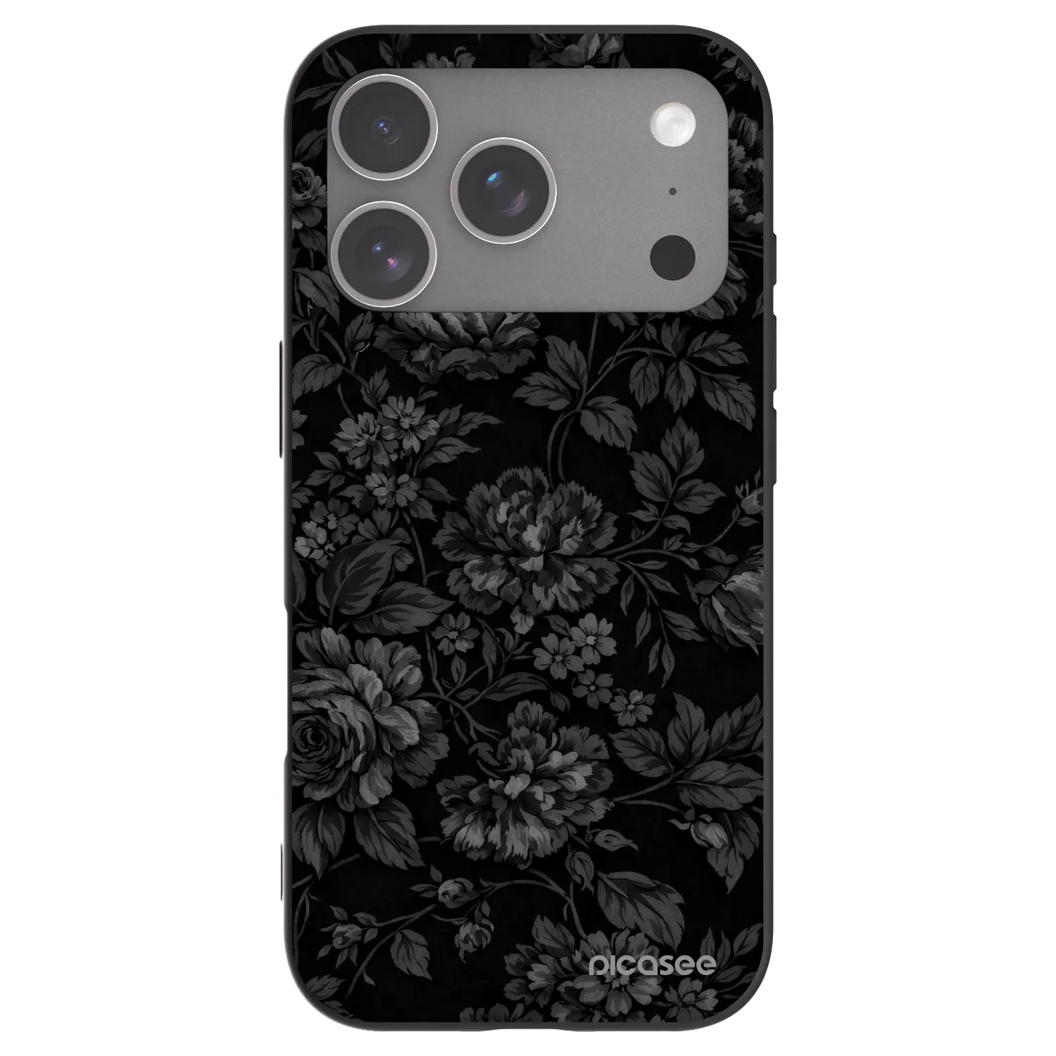 Picasee Apple iPhone 18 Pro Hülle - Schwarzes Silikon - Dark Romance