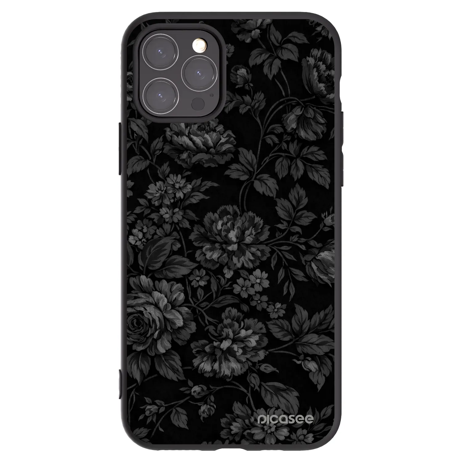 Picasee Apple iPhone 11 Pro Hülle - Schwarzes Silikon - Dark Romance