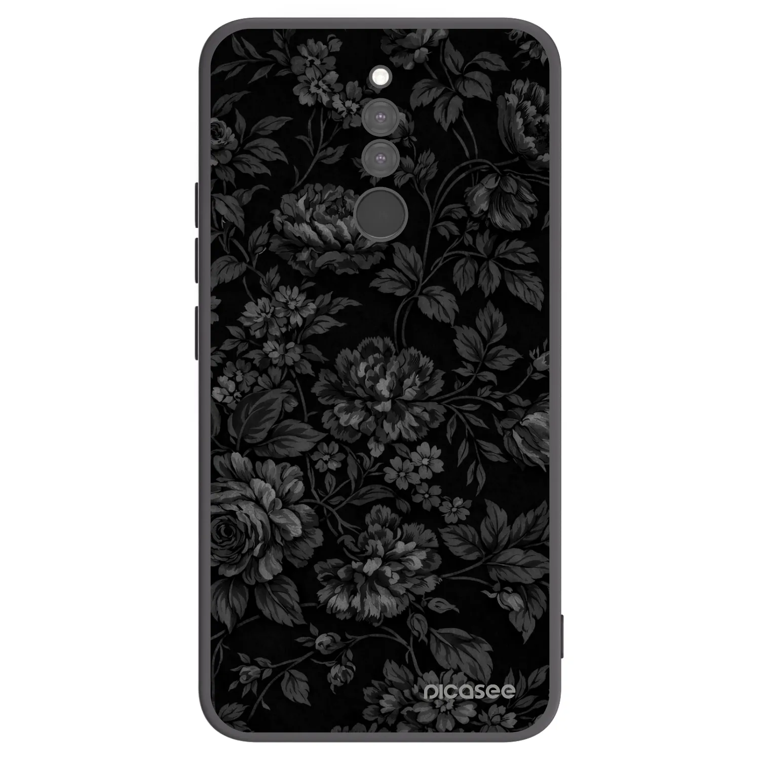 Picasee Xiaomi Redmi 8 Hülle - Schwarzes Silikon - Dark Romance