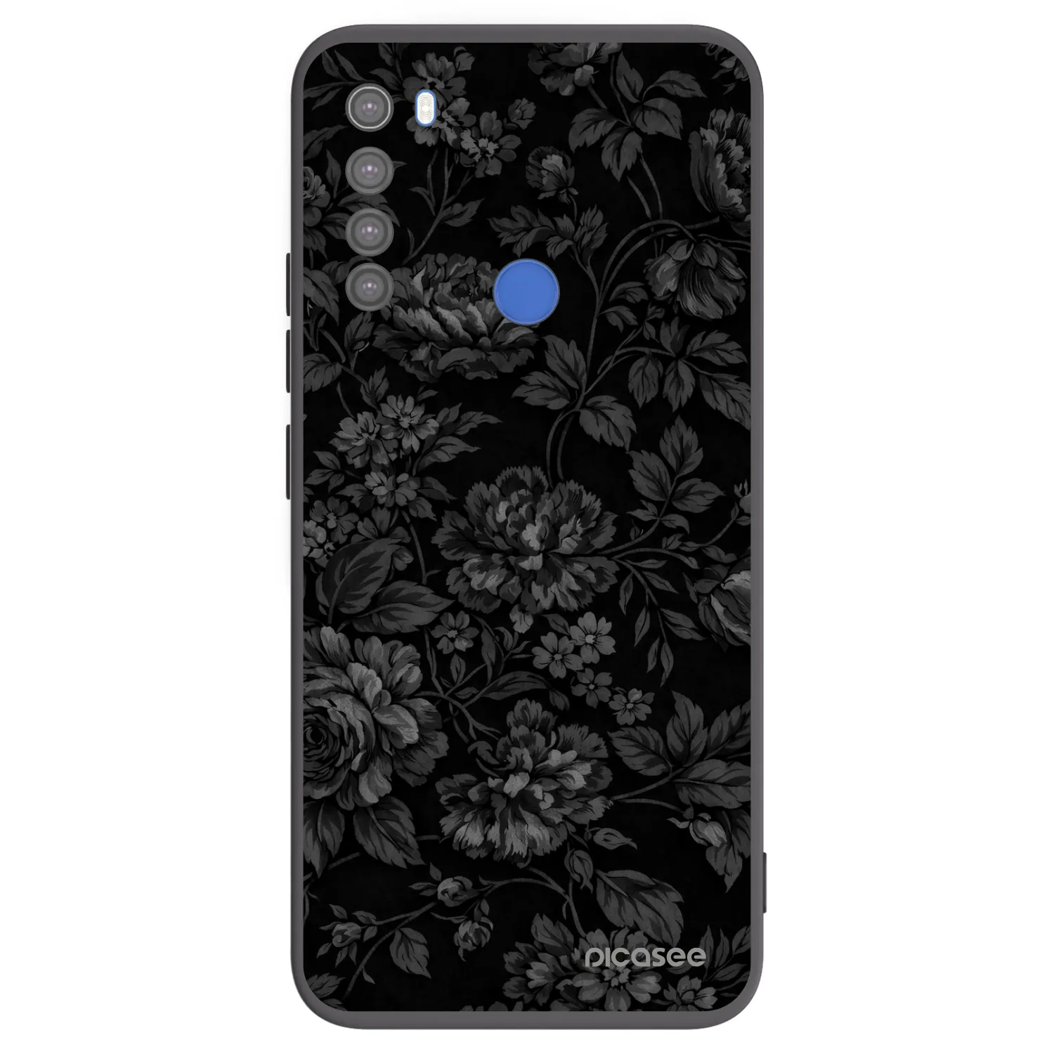 Picasee Xiaomi Redmi Note 8T Hülle - Schwarzes Silikon - Dark Romance
