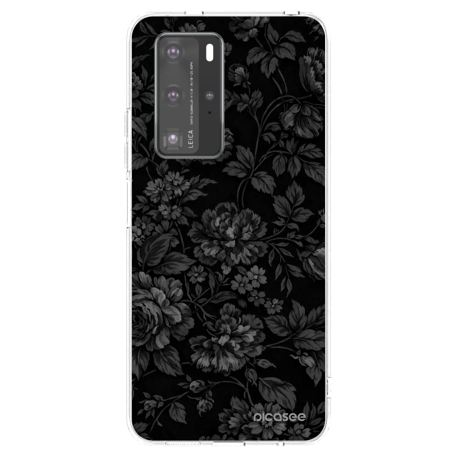 Picasee Huawei P40 Pro Hülle - Transparentes Silikon - Dark Romance