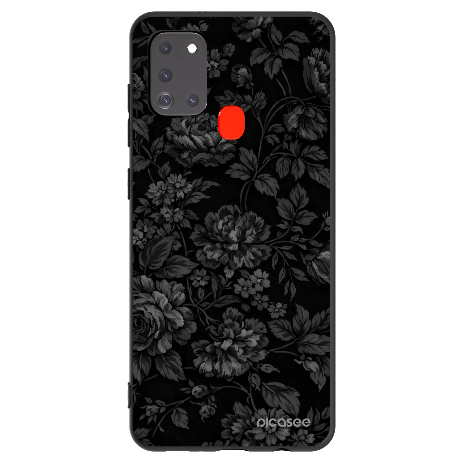 Picasee Samsung Galaxy A21s Hülle - Schwarzes Silikon - Dark Romance