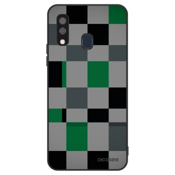 Hülle für Samsung Galaxy A40 A405F - Block Grid