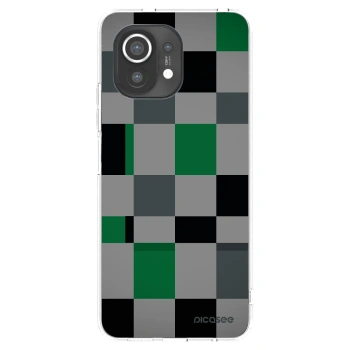 Picasee Xiaomi Mi 11 Hülle - Transparentes Silikon - Block Grid