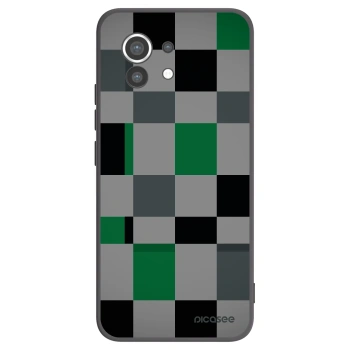 Picasee Xiaomi Mi 11 Hülle - Schwarzes Silikon - Block Grid