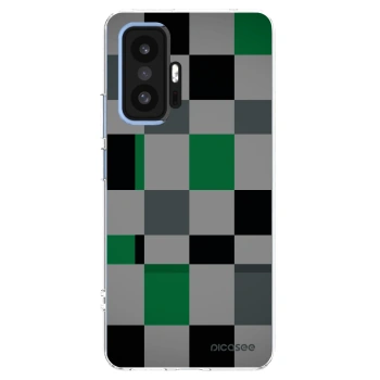 Picasee Xiaomi 11T Hülle - Transparentes Silikon - Block Grid