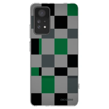Picasee Xiaomi Redmi Note 11 Pro Hülle - Transparentes Silikon - Block Grid