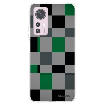 Picasee Xiaomi 12 Hülle - Transparentes Silikon - Block Grid