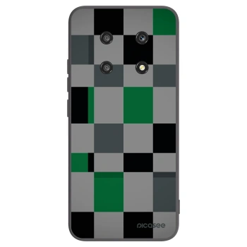 Picasee Honor Magic4 Lite 5G Hülle - Schwarzes Silikon - Block Grid