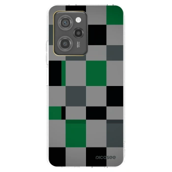 Picasee Xiaomi Poco X5 Pro Hülle - Transparentes Silikon - Block Grid