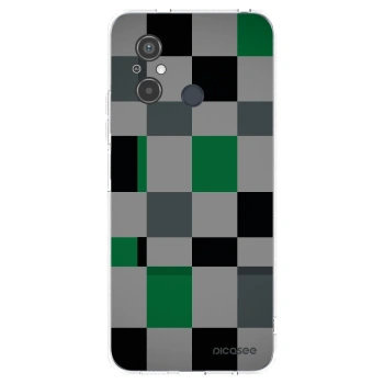 Picasee Xiaomi Redmi 12C Hülle - Transparentes Silikon - Block Grid
