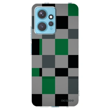 Picasee Xiaomi Redmi Note 12 4G Hülle - Transparentes Silikon - Block Grid