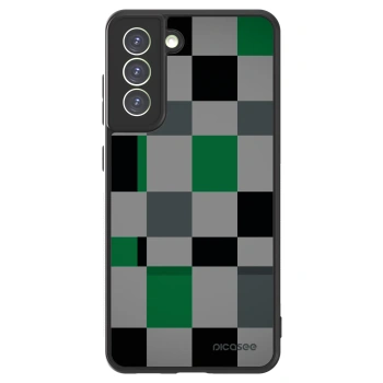 Picasee ULTIMATE CASE PowerShare für Samsung Galaxy S21 FE 5G - Block Grid