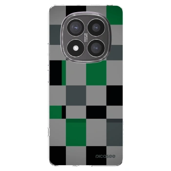 Picasee Xiaomi Redmi Note 14 Pro+ 5G Hülle - Transparentes Silikon - Block Grid