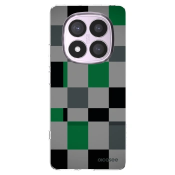 Picasee Xiaomi Redmi Note 14 Pro 4G Hülle - Transparentes Silikon - Block Grid