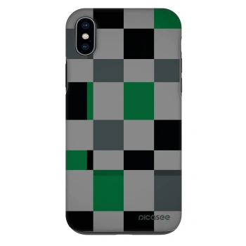 Hülle für Apple iPhone XS Max - Block Grid