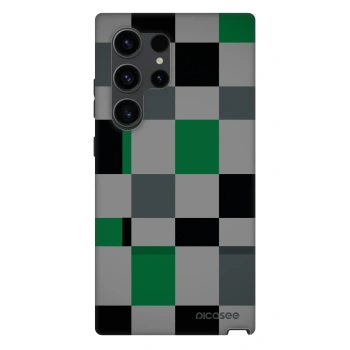 Picasee Fashion Case PowerShare pro Samsung Galaxy S24 Ultra S928B 5G - Block Grid