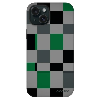 Picasee Fashion Case MagSafe für Apple iPhone 15 - Block Grid