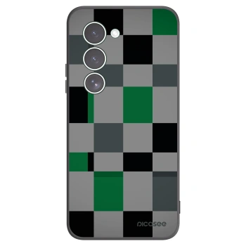 Picasee Xiaomi Redmi 15 5G Hülle - Schwarzes Silikon - Block Grid