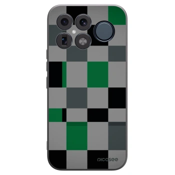 Picasee Xiaomi Poco F8 Ultra Hülle - Schwarzes Silikon - Block Grid
