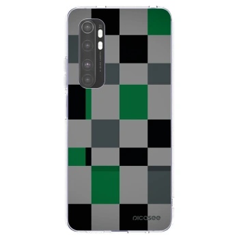 Picasee Xiaomi Mi Note 10 Lite Hülle - Transparentes Silikon - Block Grid