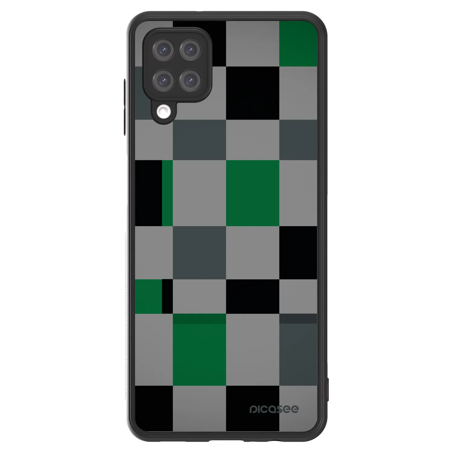 Picasee ULTIMATE CASE für Samsung Galaxy A12 A125F - Block Grid