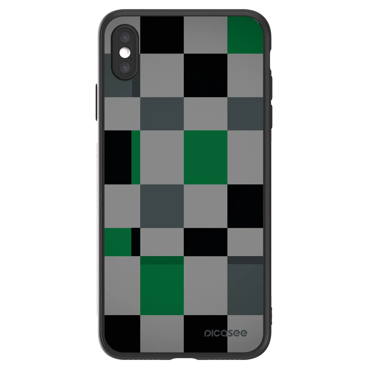 Picasee ULTIMATE CASE für Apple iPhone XS Max - Block Grid