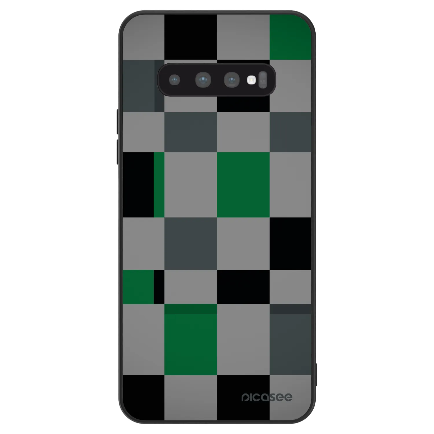 Picasee ULTIMATE CASE für Samsung Galaxy S10 G973 - Block Grid