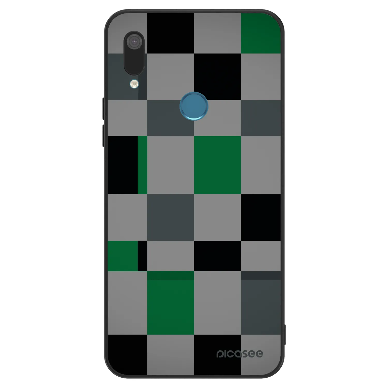 Picasee ULTIMATE CASE für Huawei Y7 2019 - Block Grid