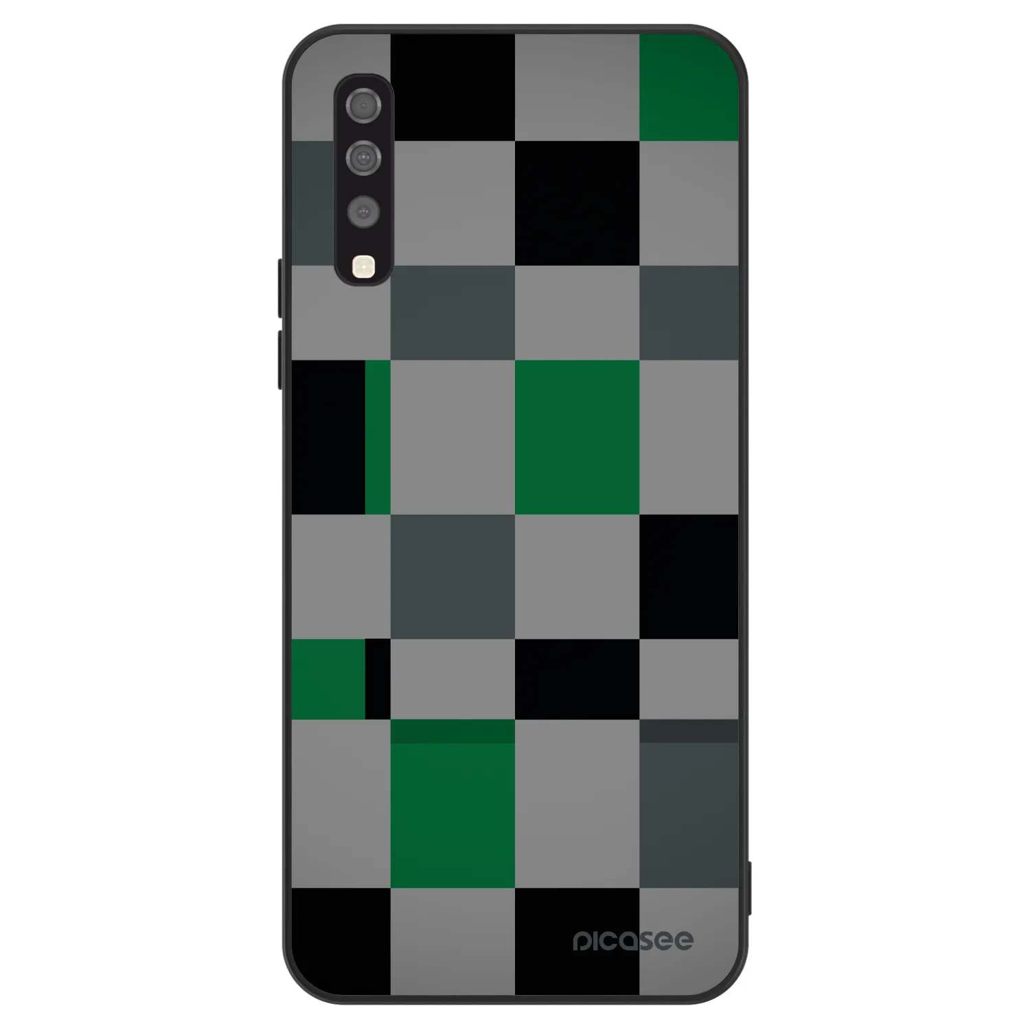 Picasee ULTIMATE CASE für Samsung Galaxy A70 A705F - Block Grid