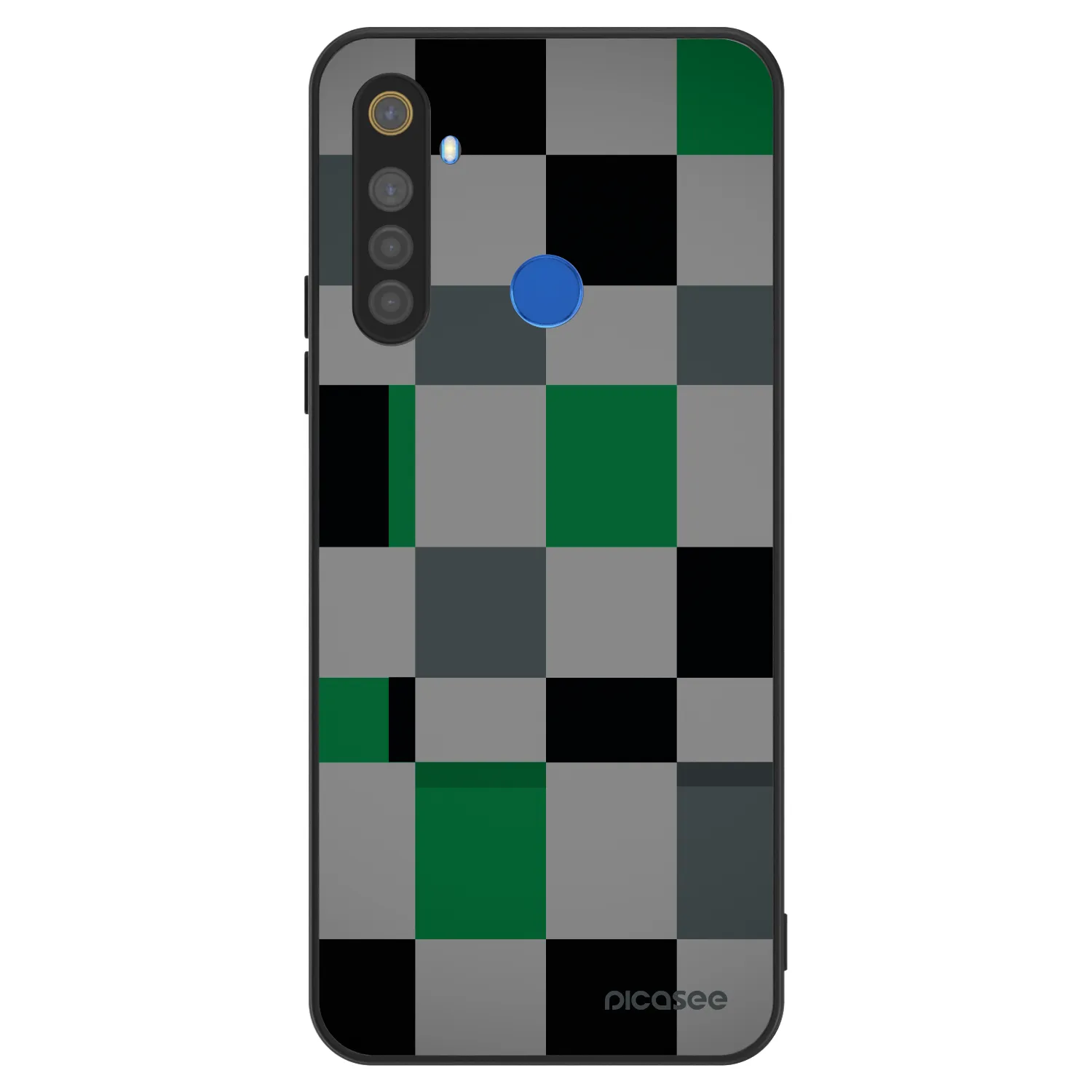 Picasee ULTIMATE CASE für Realme 5 - Block Grid