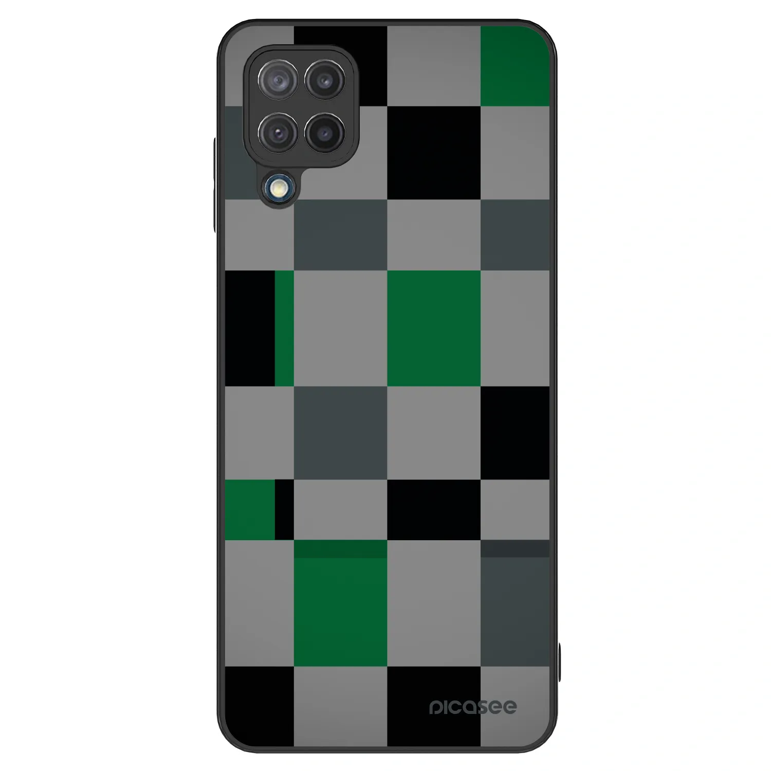 Picasee ULTIMATE CASE für Samsung Galaxy M12 M127F - Block Grid