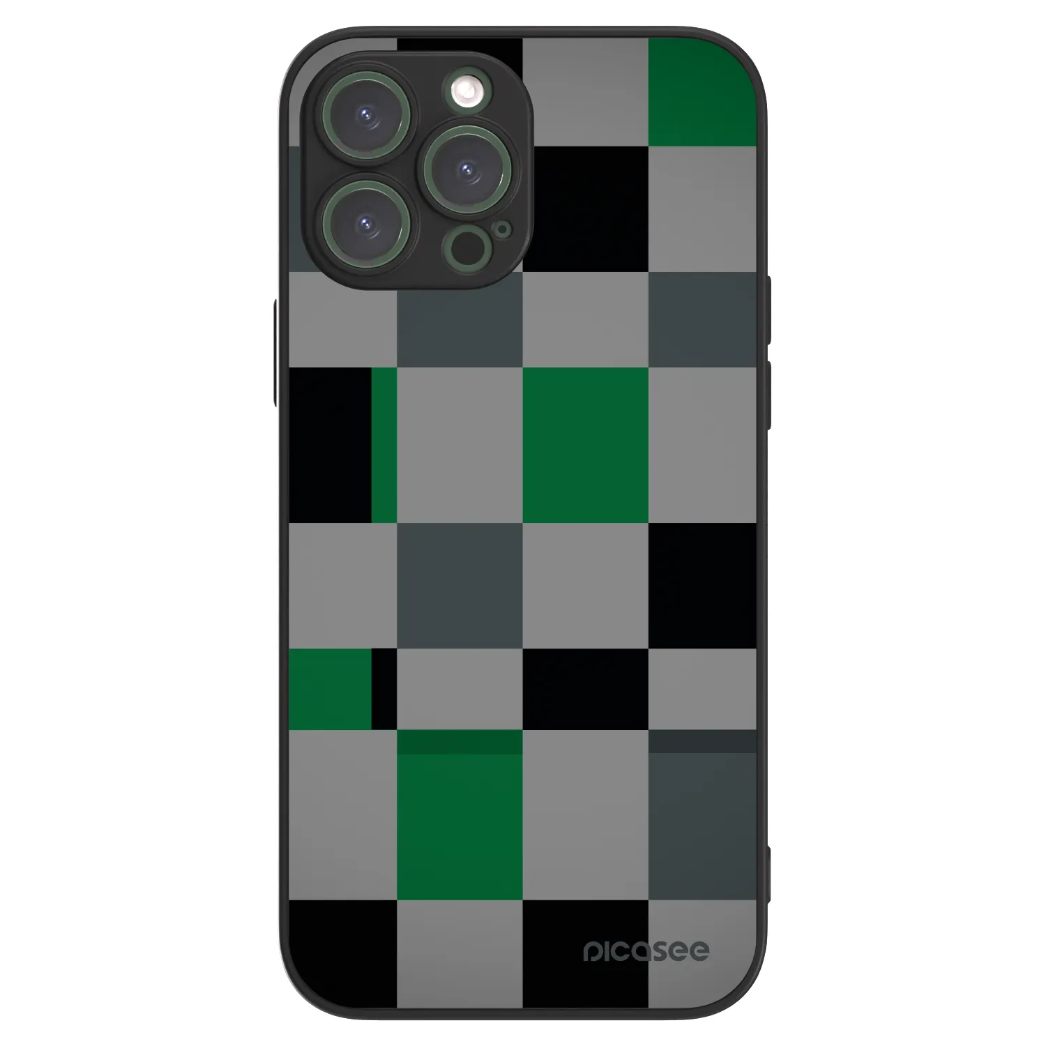 Picasee ULTIMATE CASE MagSafe für Apple iPhone 13 Pro Max - Block Grid