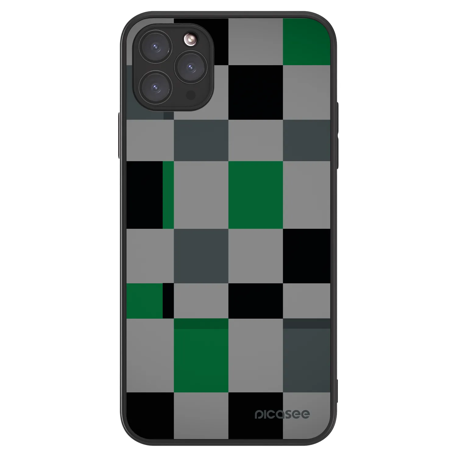 Picasee ULTIMATE CASE MagSafe für Apple iPhone 11 Pro Max - Block Grid